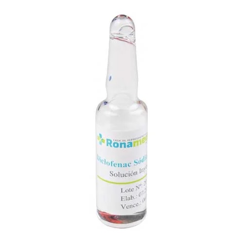 DICLOFENAC SODICO 75MG/3ML X 1AMP I.M RONAMEDIC