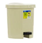 PAPELERA MANAPLAS PEDAL BEIGE