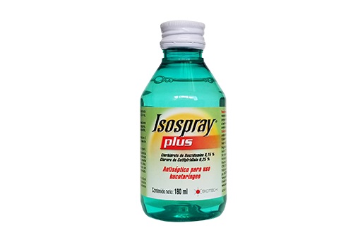 ISOSPRAY PLUS 0,15%/0,25% X 180ML BIOTECH 