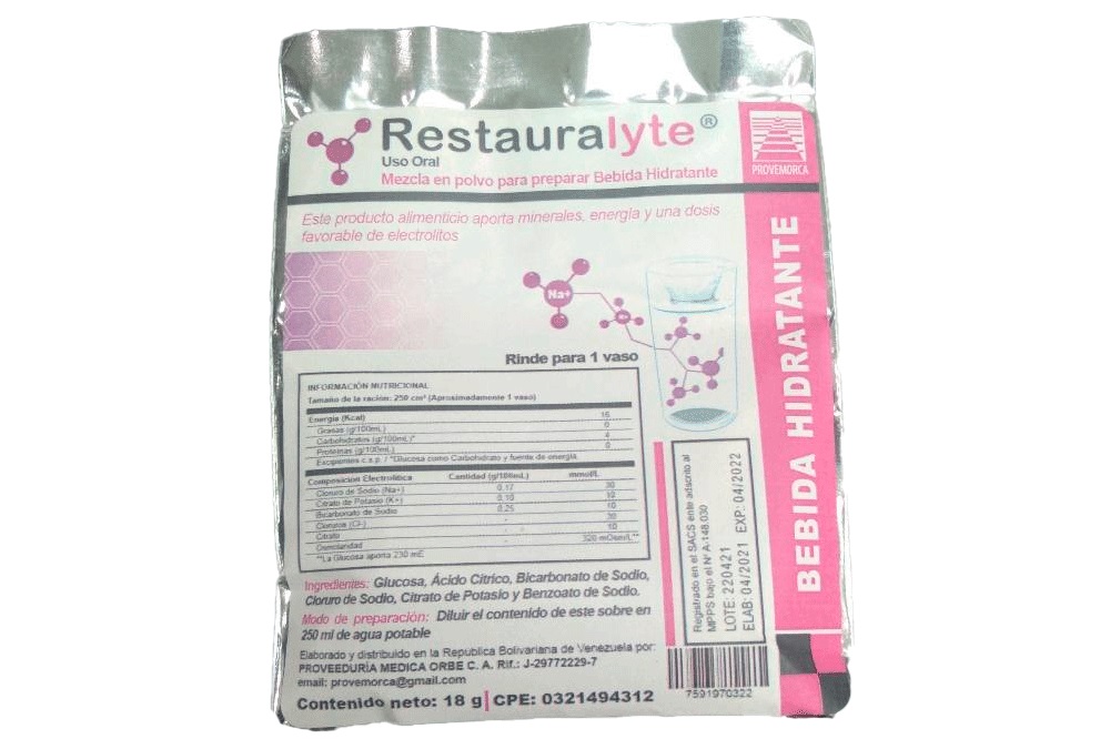 RESTAURALYTE 18GR X 1 SOBRE POLVO ORBE