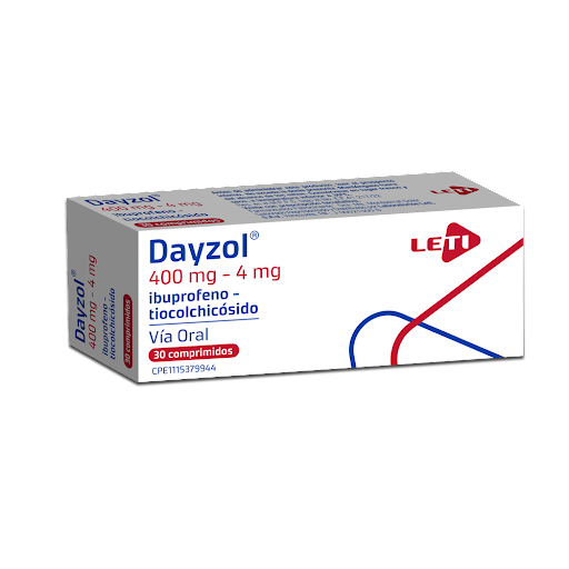DAYZOL 400MG/4MG X 30COM IBUP TIOC LETI
