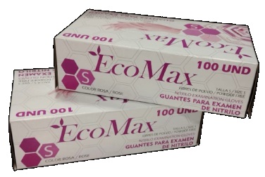 GUANTES DE EXAMEN 100 UND TALLA S ECOMAX