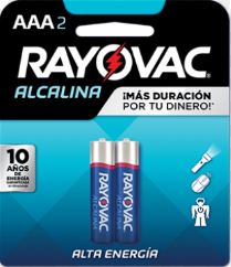 PILA ALKALINA AAA 2UND RAYOVAC