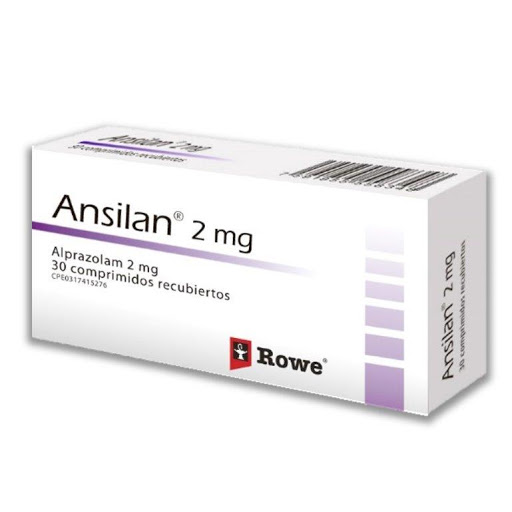 ANSILAN ALPRAZOLAM 2MG X 30 COMPRIMIDOS ROWE