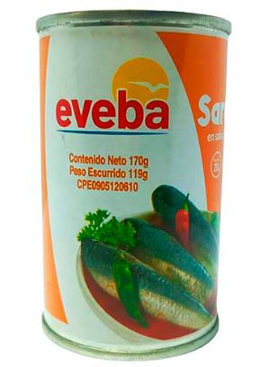SARDINA EVEBA 170GR SALSA PICANTE