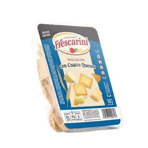 PASTA RAVIOLIS FRESCARINI 250GR CUATRO QUESOS