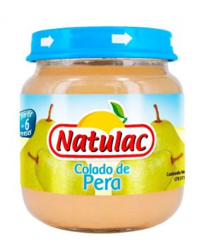 COLADO NATULAC 113GRS PERA SIN AZUCAR