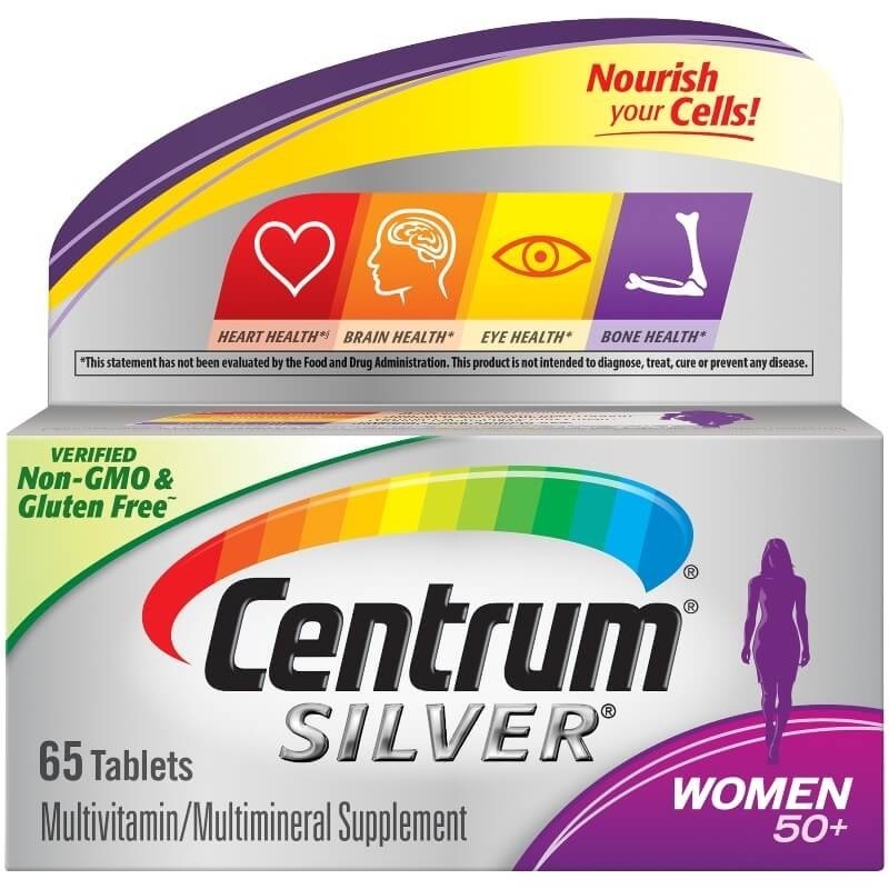 CENTRUM SILVER WOMEN 65 TABLETAS GSK
