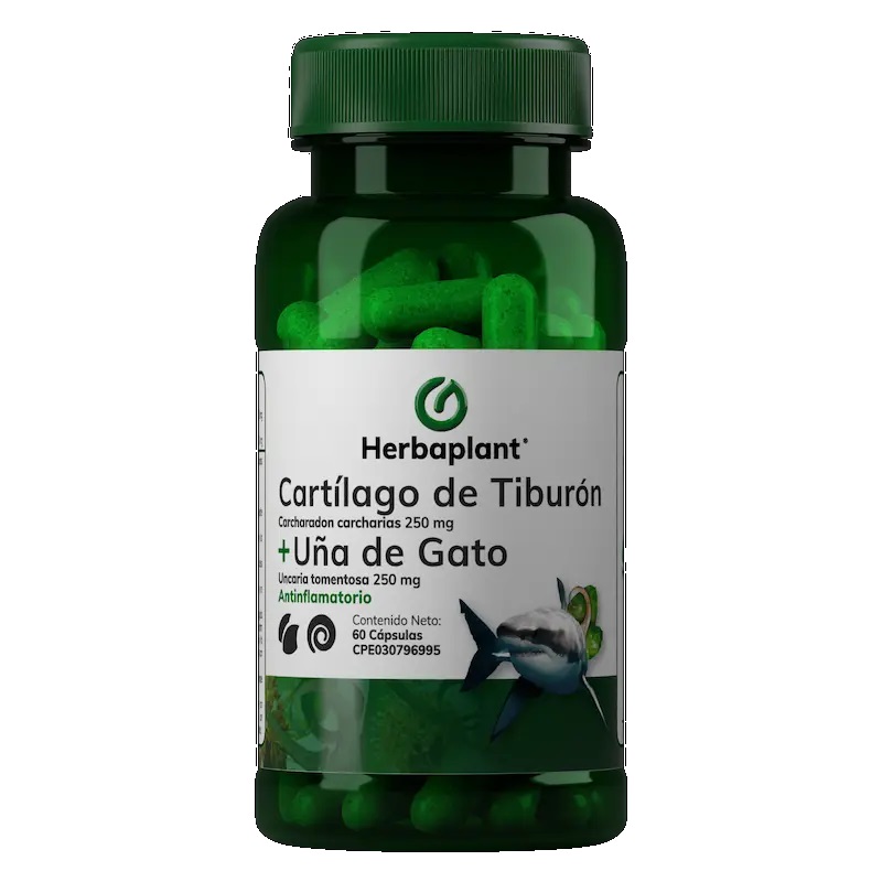 CART DE TIBURON UNA DE GATO 250MG X 30CAPS HERBAPLANET