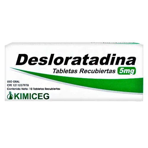 DESLORATADINA 5MG X 10 TABLETAS KIMICEG