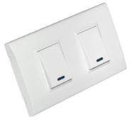 INTERRUPTOR IGOTO BLANCO DOBLE