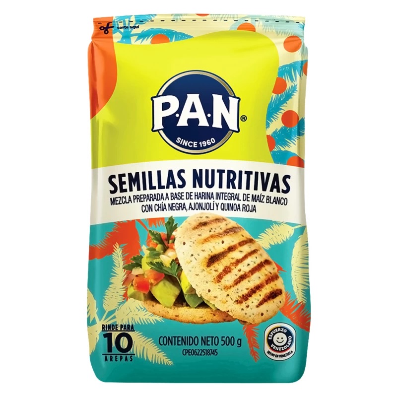 MEZCLA PAN 500GR SEMILLAS NUTRITIVAS