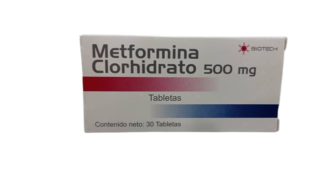 METFORMINA 500MG X 30 TABLETAS BIOTECH