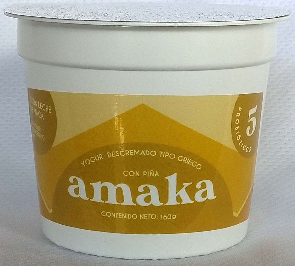 YOGUR GRIEGO  AMAKA 160GR PIÑA