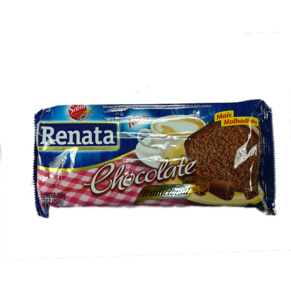 TORTA RENATA 250GR CHOCOLATE TRADICIONAL