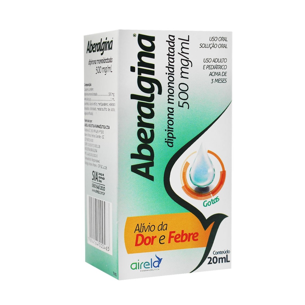 ABERALGINA GOTAS 500MG X 20ML AIRELA