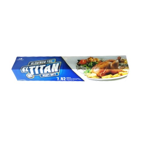 PAPEL ALUMINIO EL TITAN 7,62MTS