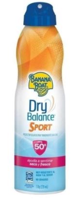 PROTEC SOLAR BANANA BOAT 170GR 50FPS SPRAY DRY BALANCE SPORT