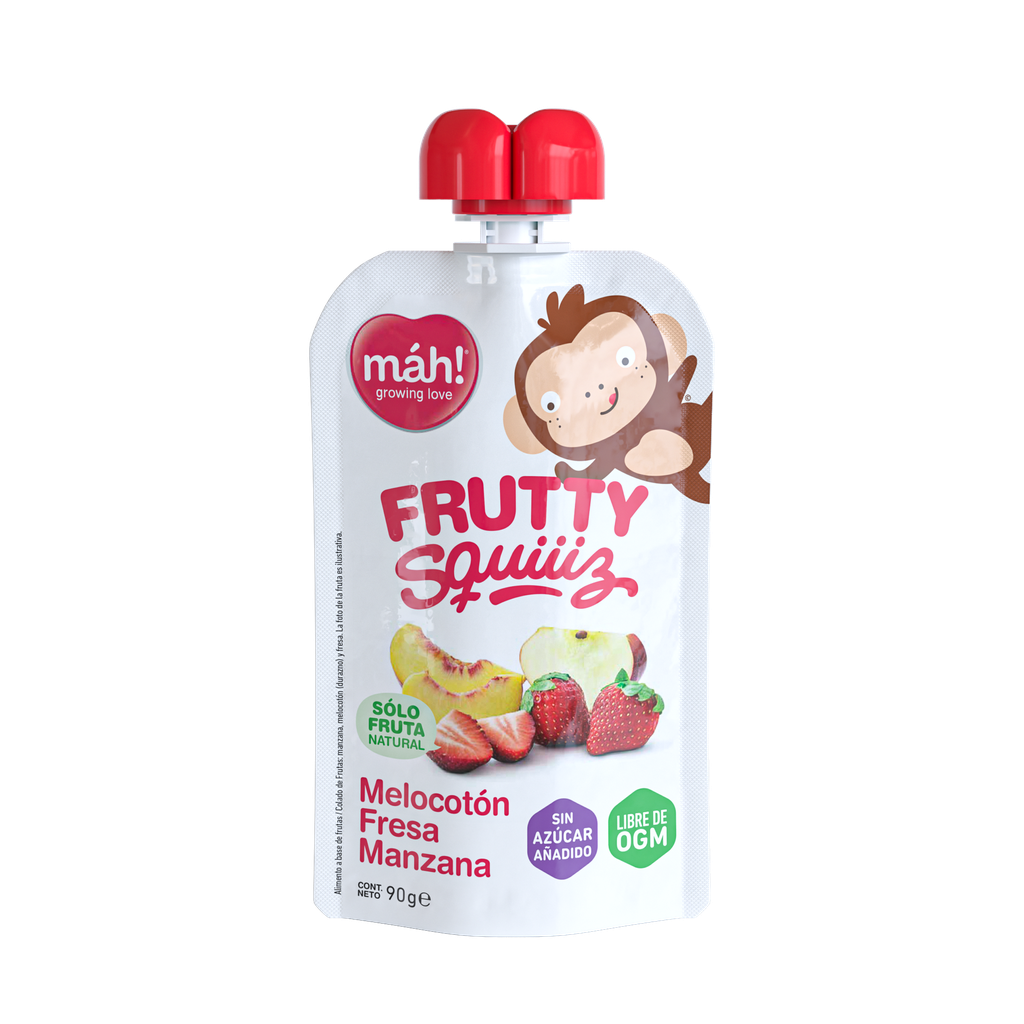 COLADO MAH 90G MELOC/FRESA/MANZ POUCH