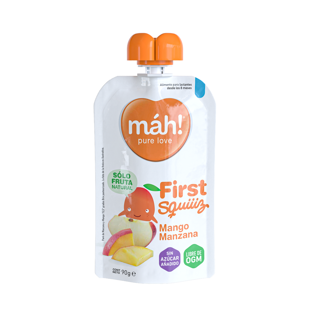 COLADO MAH 90G MANGO/MANZANA POUCH