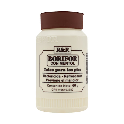 TALCO ANTIMICOTICO BORIFOR 60G MENTOL