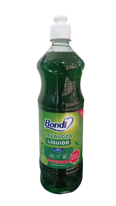LAVAPLATOS BONDI 1LT LIQ LIMON