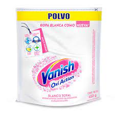 QUITAMANCHAS VANISH 450GR BLANCO DP POLVO