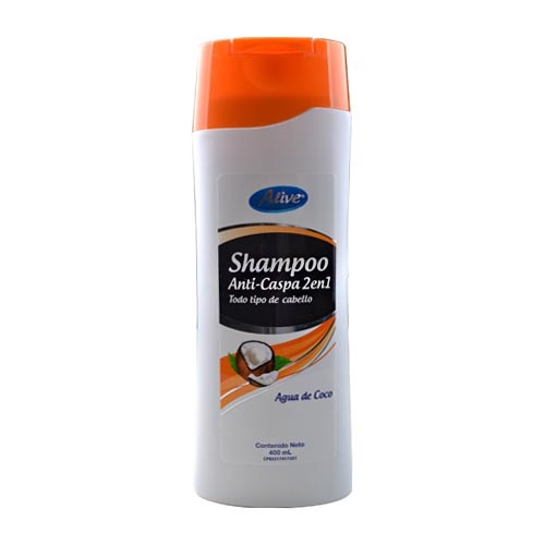 CHAMPU ALIVE 400ML ANTICASPA COCO