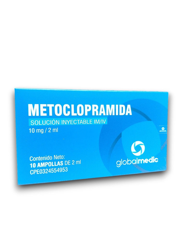 METOCLOPRAMIDA 10MG 2ML X 1AMP SOL INY I.V I.M GLOBAL MEDIC