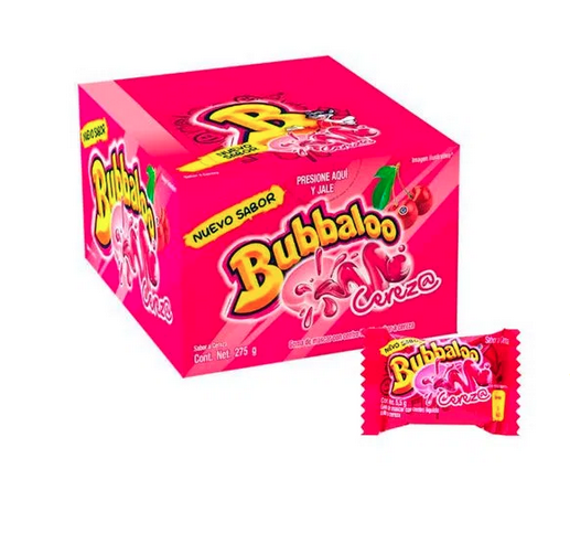 CHICLETS BUBBALOO X 70UND CEREZA