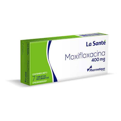 MOXIFLOXACINA 400MG X 7TABL LA SANTE