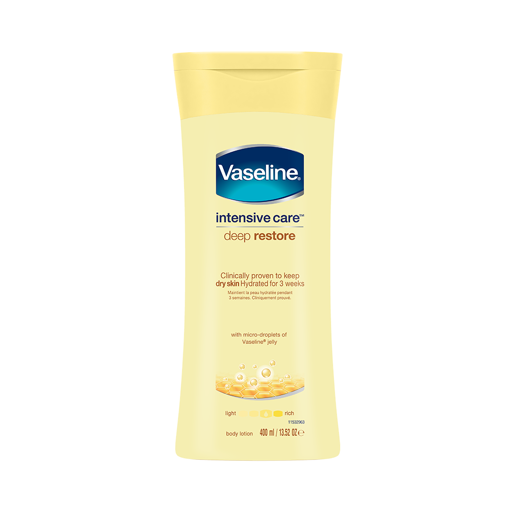 LOCION CORP VASELINE 400ML DEEP RESTORE