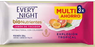 JABON EVERY NIGHT 110GRX3UND EXPL TROPICAL