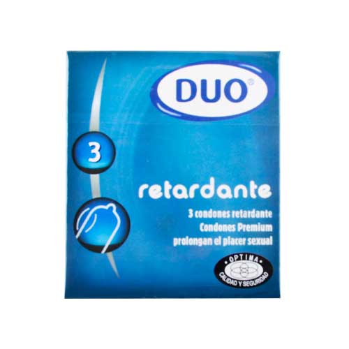 PRESERVATIVO RETARDANTE PAQ X 3UND DUO