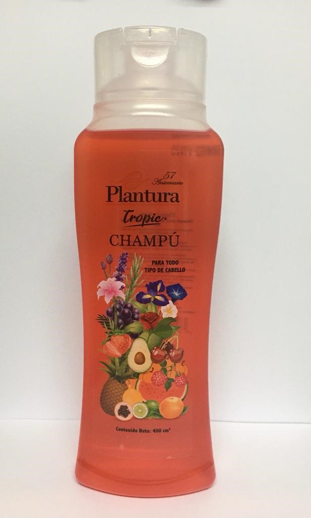 CHAMPU PLANTURA TROPIC 400ML ROJO