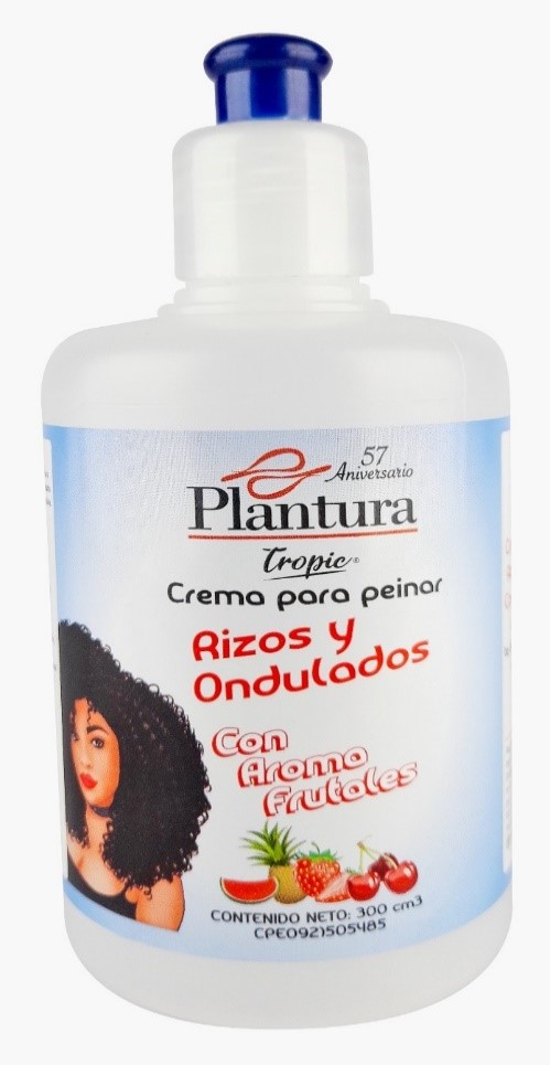 CREMA DE PEINAR PLANTURA 300ML  RIZOS Y ONDULADOS