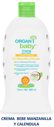 CREMA ORGANI BABY 300ML CUIDADO DELICADO