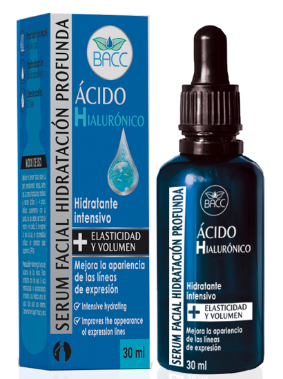 SERUM FACIAL BACC 30ML ACIDO HIALURONICO