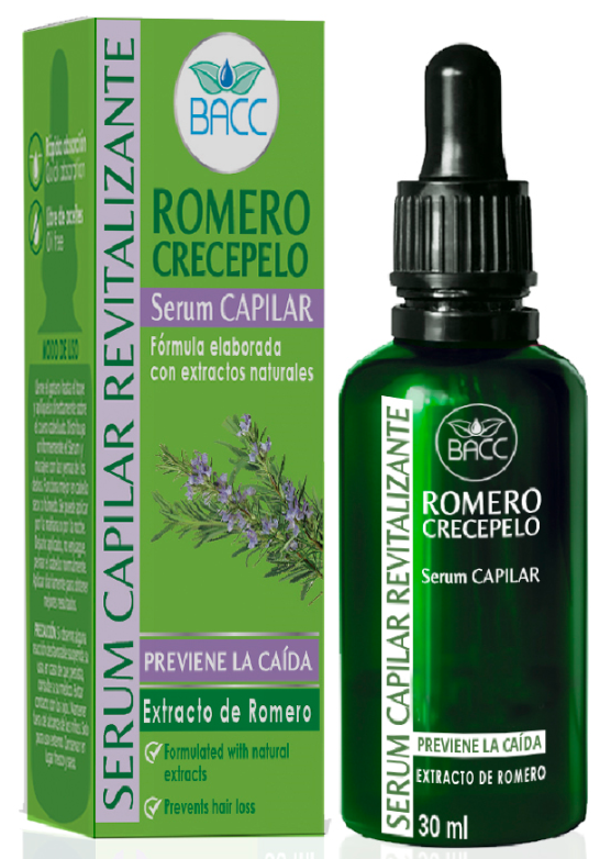 SERUM CAPILAR BACC 30ML ROMERO CRECEPELO