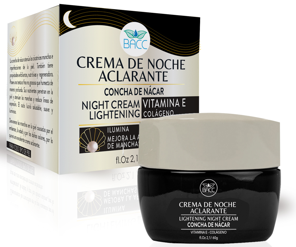 CREMA DE NOCHE ACLARANTE BACC 60G NACAR