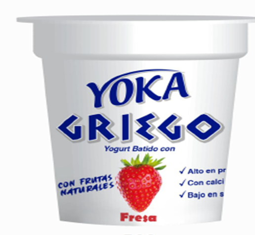 YOGURT GRIEGO YOKA 500GR FRESA