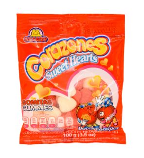 GOMITAS GUANDY 100GR CORAZONES