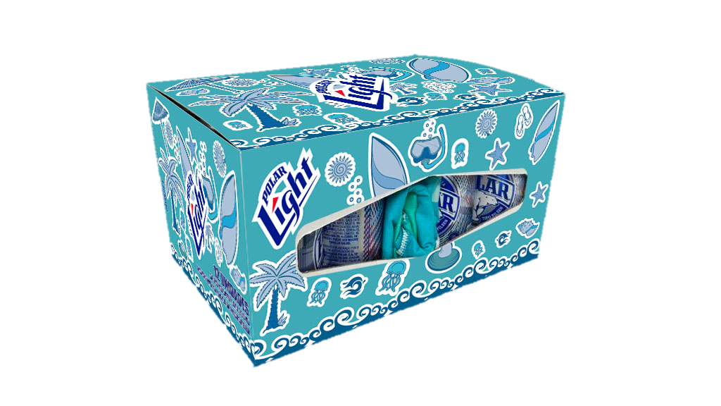 CERVEZA POLARLIGHT 355ML KIT X12UN LATA SLEEK