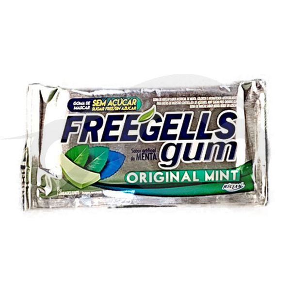 CHICLE FREEGELLS 8GR MENTA SILVER