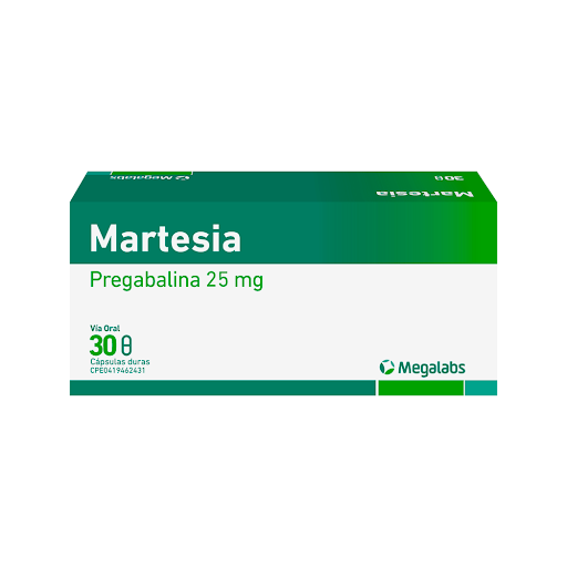 MARTESIA 25MG X 30CAPS