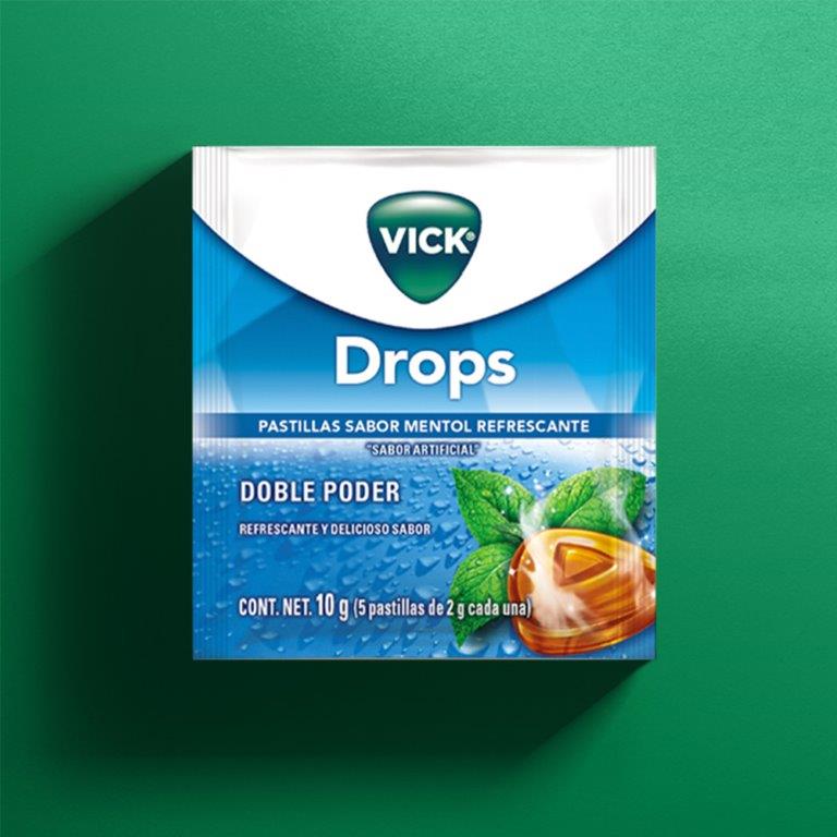 VICK DROPS 2MG X 5 PAST MENTA POCTER