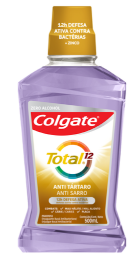ENJUAGUE BUCAL COLGATE 500ML TOTAL 12 ANTI SARRO