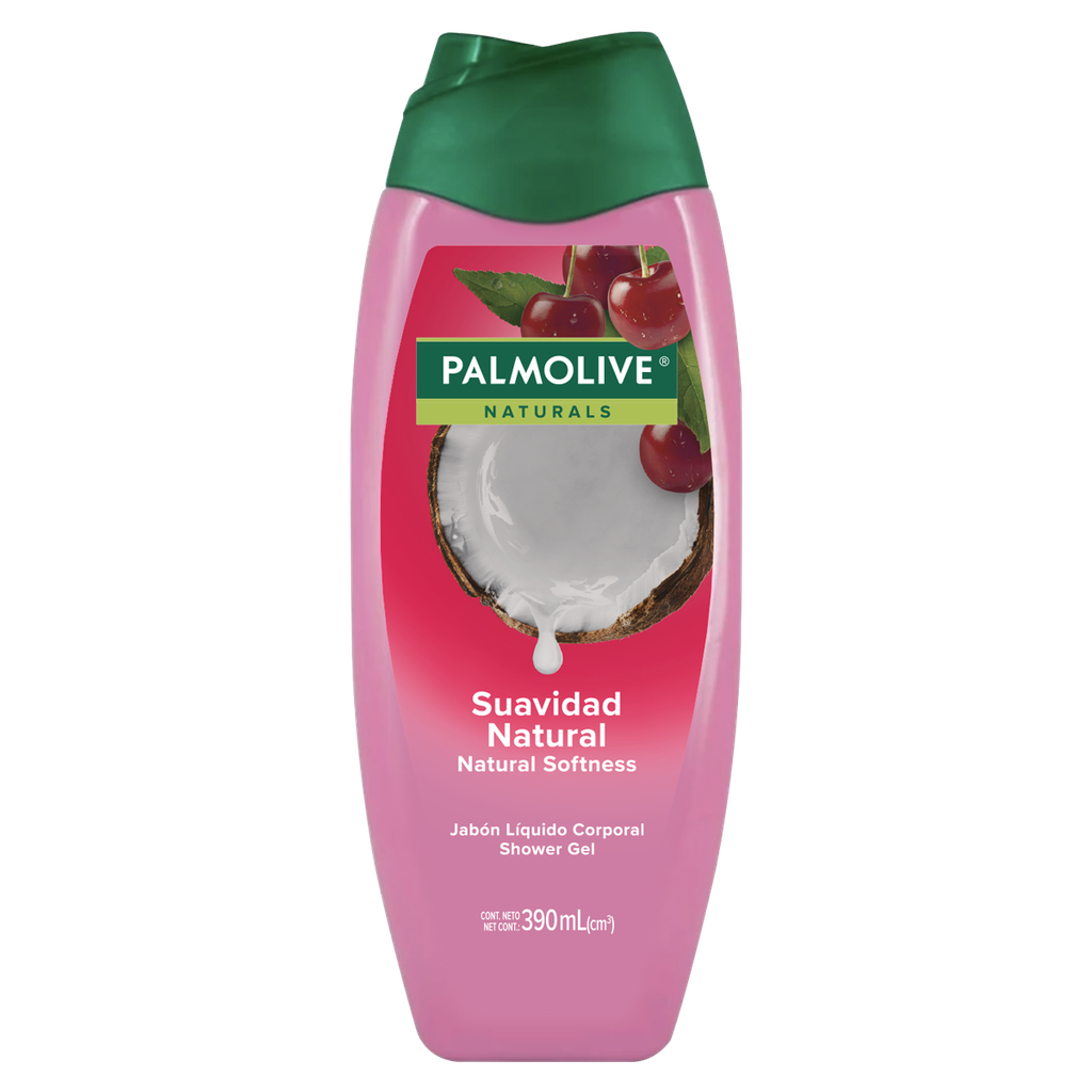 JABON LIQUIDO CORPORAL PALMOLIVE 390 ML NATURALS CEREZA COCO