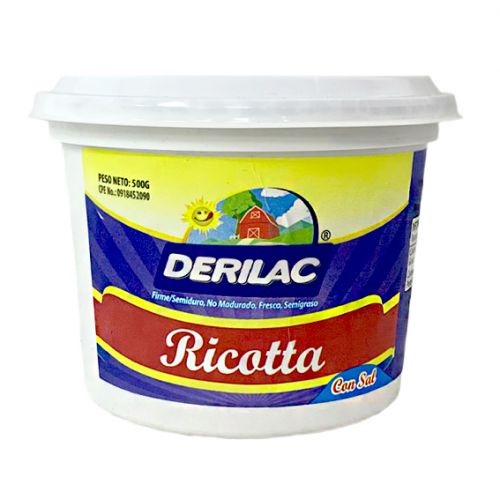 RICOTTA DERILAC 500GR C/SAL