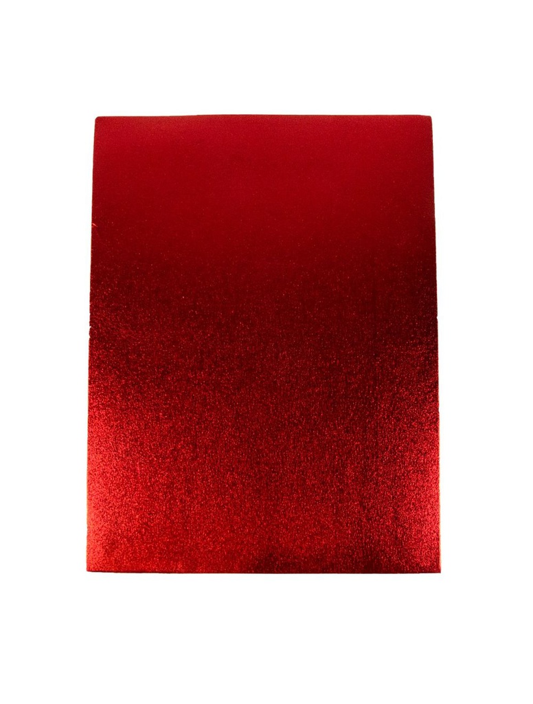 FOAMI MIL COLORES METALIZADO ROJO CARTA